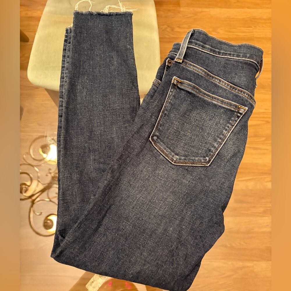 J. Crew High Rise Button-Fly Blue Jeans - Picture 3 of 6